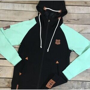 Size EXcellent (XL) Alaska Chicks Company - Denali Sporty Zip Up Hoodie in Mint